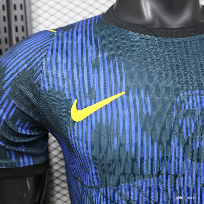 Player Version 2026 Brazil Navy Blue  Special Edition Away Jersey
