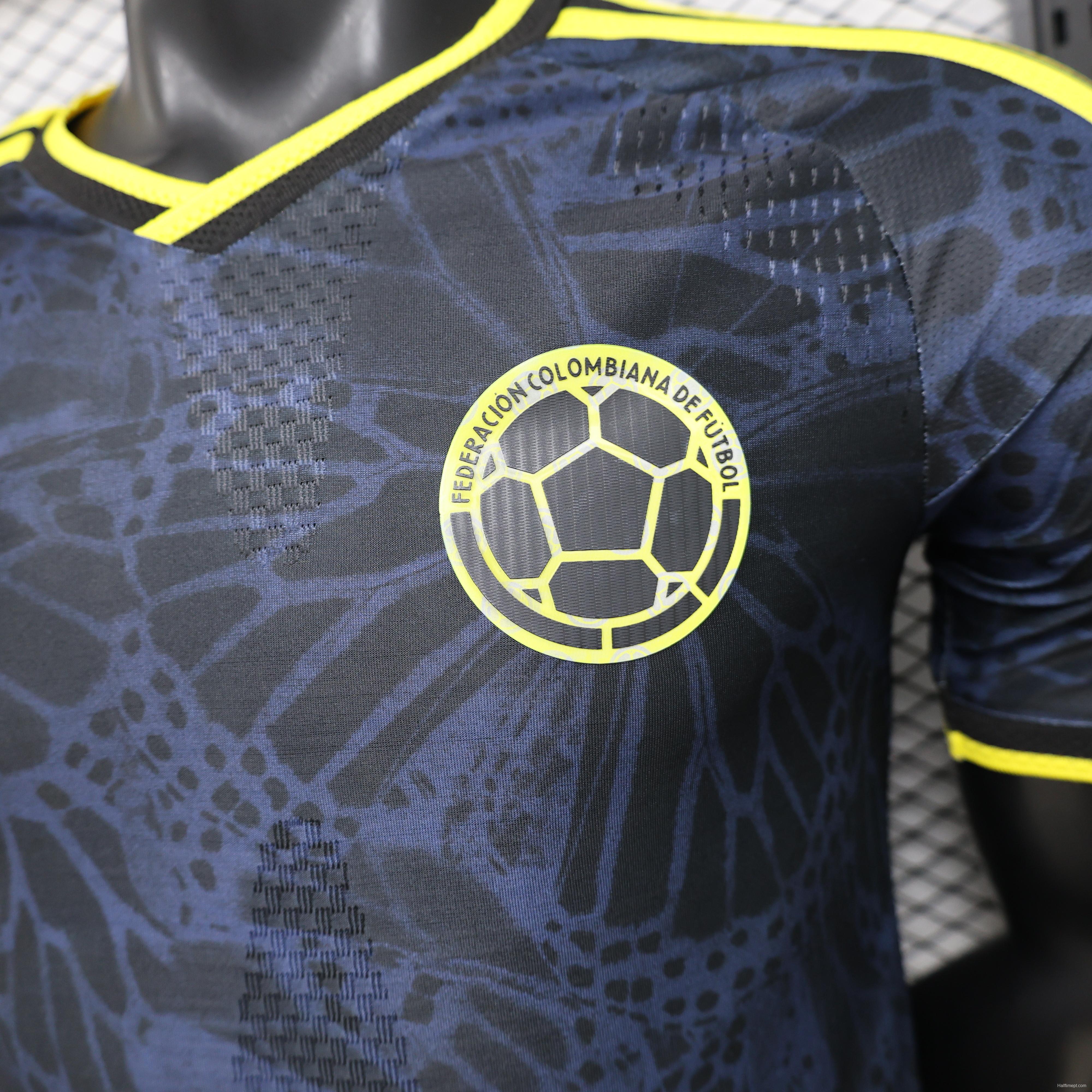 Player Version 26/27 Colombia Away  Navy Blue & Yellow Special Edition Jersey