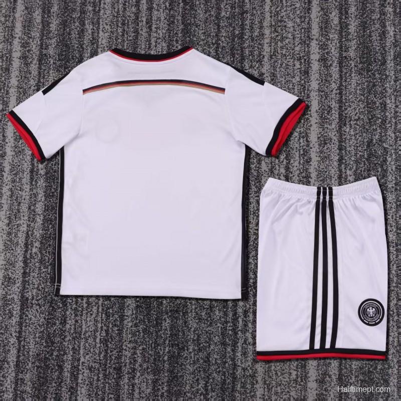Retro Kids 2014 Germany Home Jersey