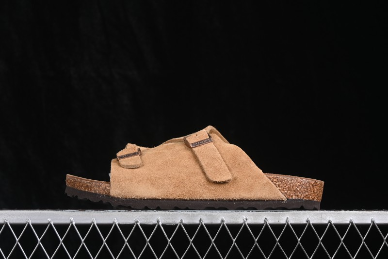 Birkenstock Classic Sheepskin-Lined Slide Sandals with Soft Footbed - 1009532