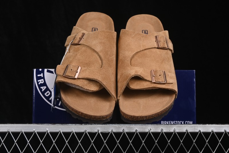 Birkenstock Classic Sheepskin-Lined Slide Sandals with Soft Footbed - 1009532