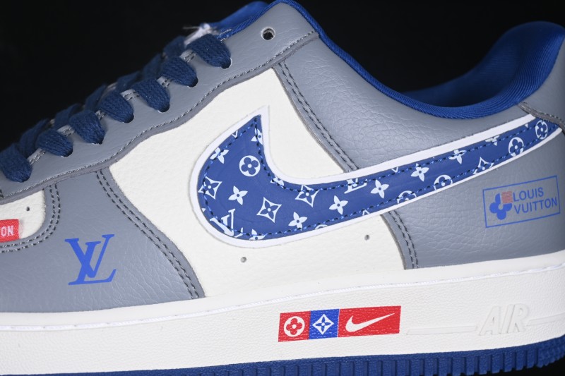 Nike Air Force 1 '07 Low Collaboration Casual Skateboarding Shoes with Full-Length Air Cushion - WY0655-106