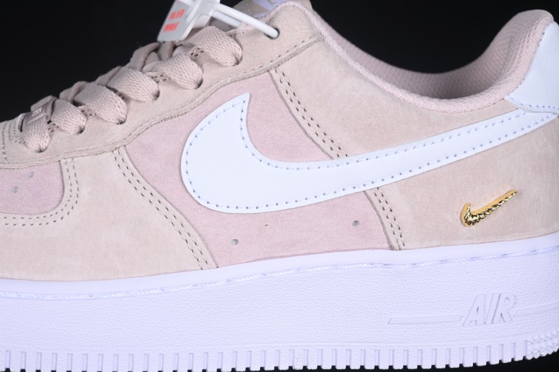 Nike Air Force 1 '07 Low Basketball Shoes with Classic Leather Upper and Cushioned Sole - IQ9964-600
