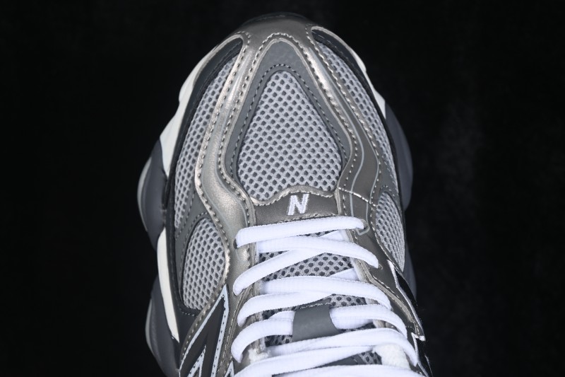 New Balance 9060 Retro Running Shoes with ABZORB Cushioning and Suede Overlays - U906051K