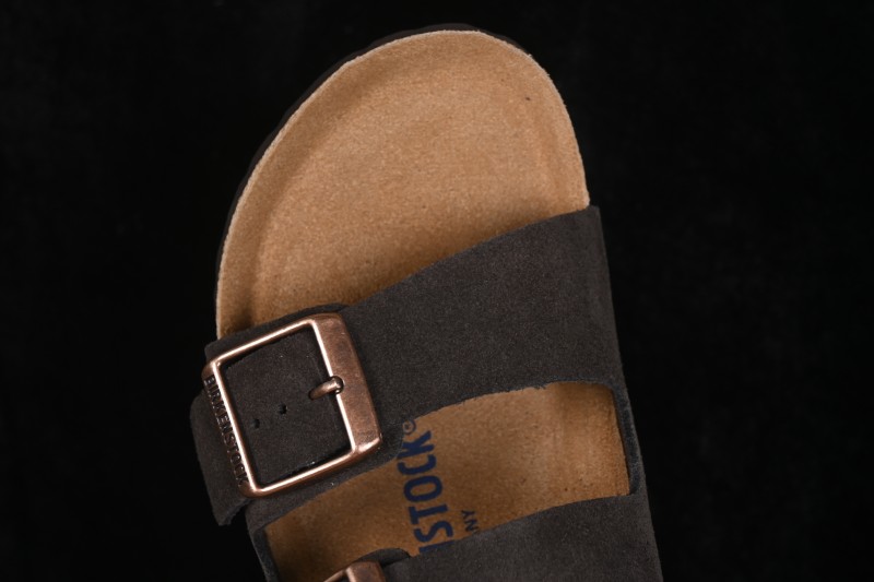 Birkenstock Sandals with Soft Lambswool Insole and Cork-Latex Midsole - 0552801