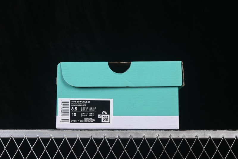 Nike SB Force 58 Retro Skateboarding Shoes with Durable Suede Overlays - DV5477-203