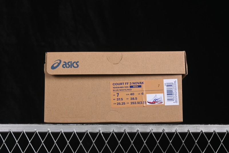 Asics Court FF 3 Retro Cushioned Running Shoes with Breathable Comfort - 1041A480-100
