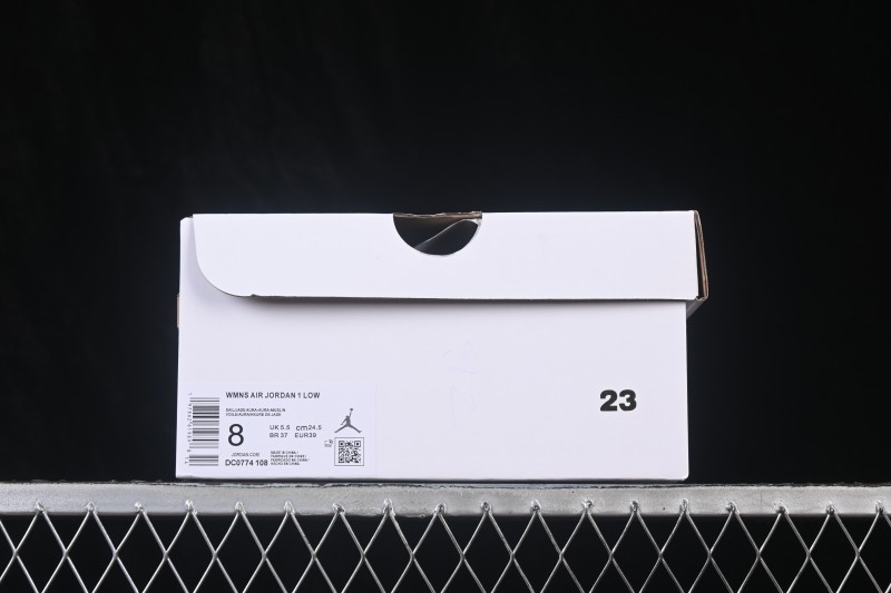 Air Jordan 1 Low AJ1 Light Blue Colorblock Low-Top Culture Casual Sneakers - DC0774-108