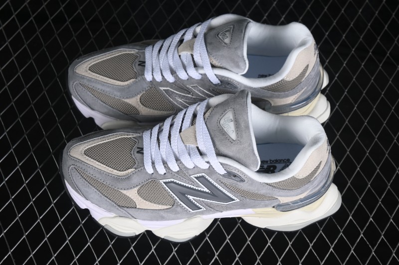 New Balance Retro Casual Running Sneakers with Suede and Mesh Upper and ABZORB Cushioning - U9060LBA