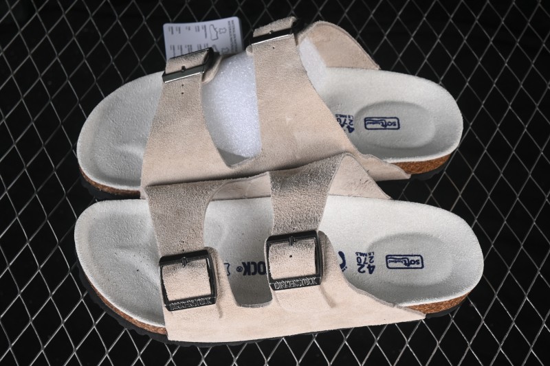 Birkenstock Sandals Series 1009527 with Soft Lambswool Lining and Cushioned Cork-Rubber Midsole - 1009527