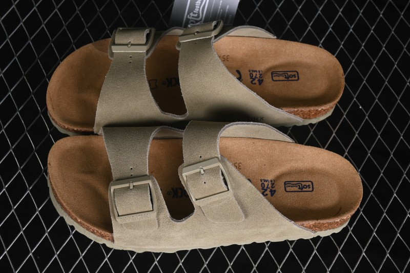 Birkenstock Arizona Two-Strap Sandals with Soft Footbed Leather Uppers - 1010503