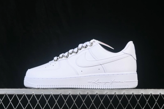Nike Air Force 1 '07 Low Basketball Shoes with Full-Length Air Cushion - CZ8065-100