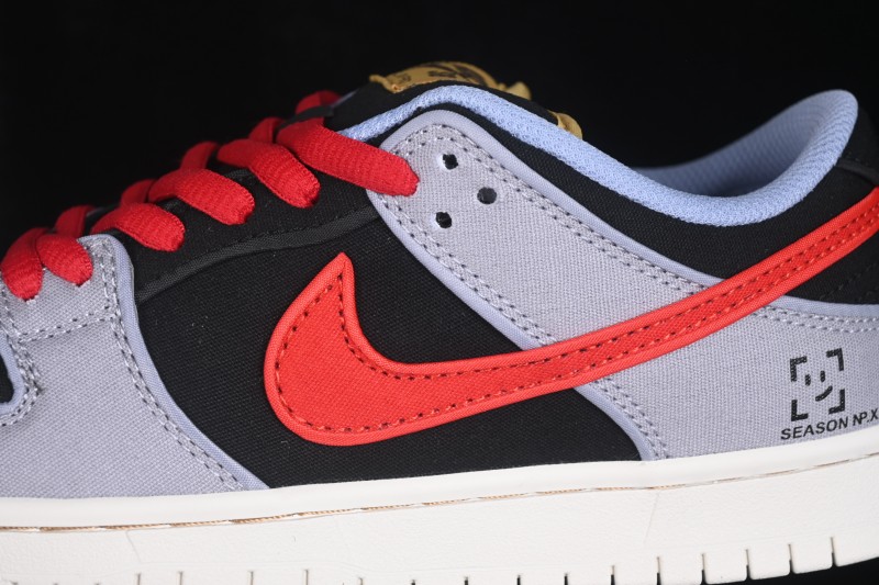 Nike SB Dunk Low Skateboarding Shoes with Premium Leather Upper - FN5880-001