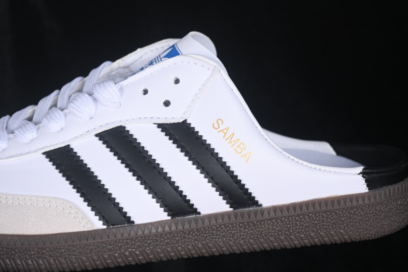 Adidas Samba OG Casual Half-Slip-On Shoes with Retro Design - LB3814