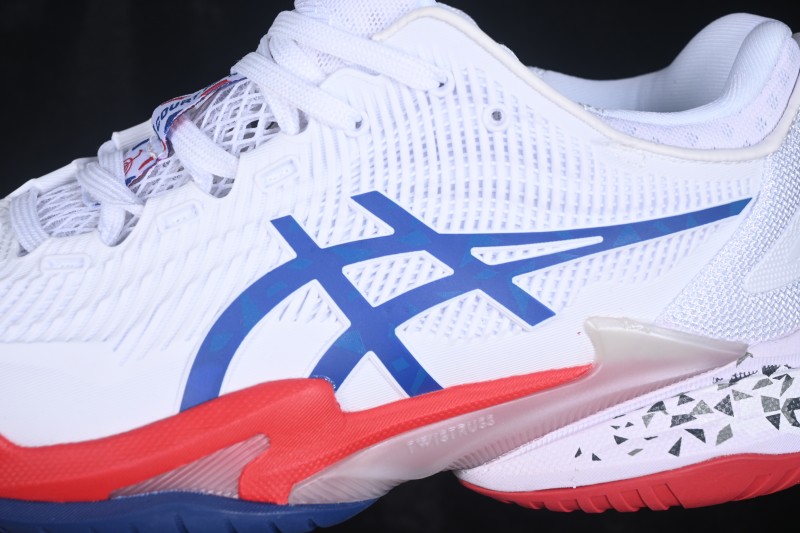 Asics Court FF 3 Retro Cushioned Running Shoes with Breathable Comfort - 1041A480-100