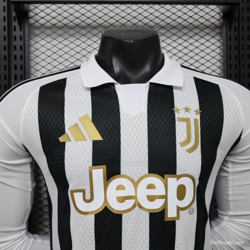 Player Version 26/27 Juventus Home Long Sleeve Jersey