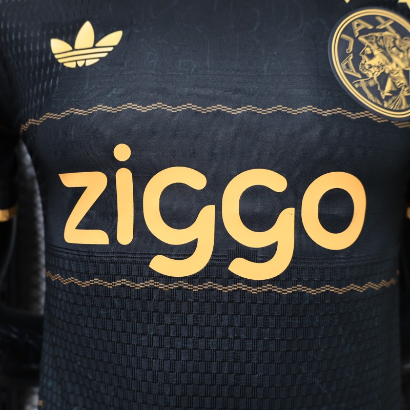 Player Version 26/27 Ajax Black Gold Away Jersey