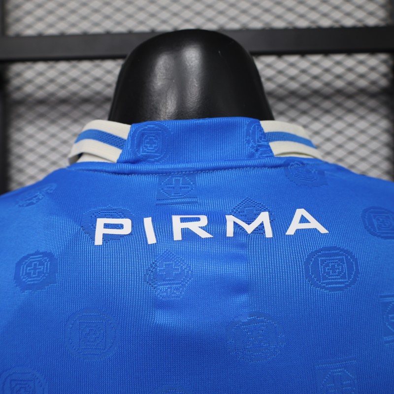 Player Version 26/27 Cruz Azul Home  Long Sleeve Blue Jersey