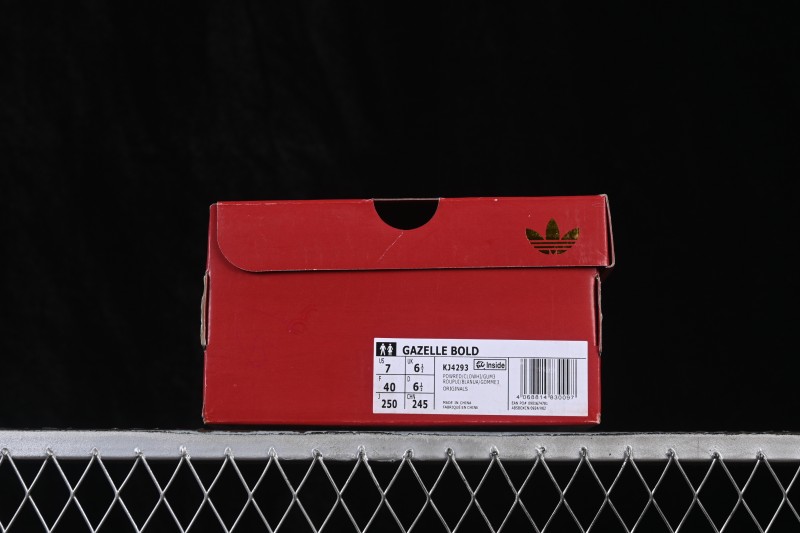 Adidas Originals Gazelle Bold Low-Top Casual Shoes with Retro Design and Cushioned Sole - KJ4293