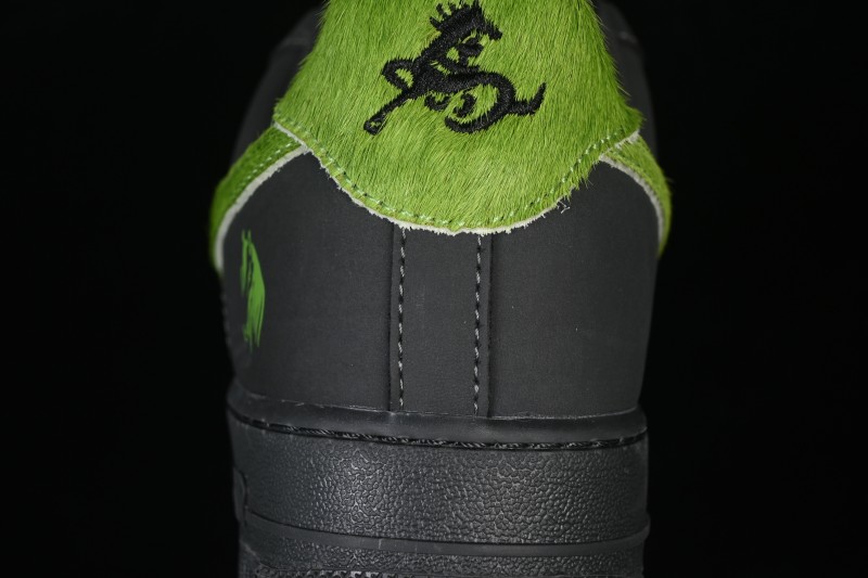 Nike Air Force 1 '07 Low Year of Horse Collaboration Basketball Shoes with Embossed Swoosh - XY9025-001