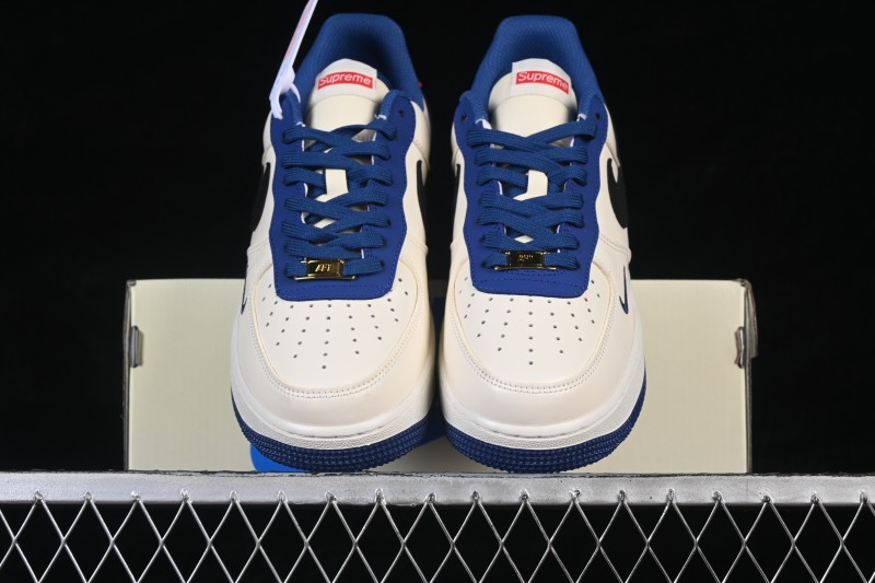 Nike Air Force 1 '07 Low Collaboration White Blue Red Black Low-Top Casual Skateboarding Shoes - CZ2959-100