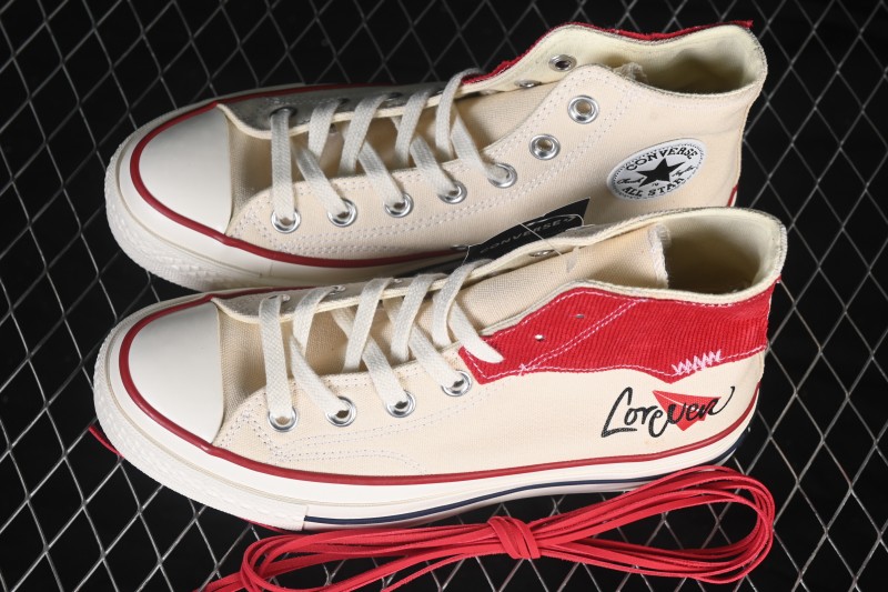 Converse Chuck 1970s Classic Graffiti Casual Vulcanized Canvas Shoes - 162053C