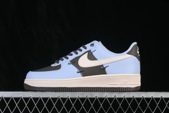 Nike Air Force 1 '07 Low Basketball Shoes with Classic Leather Upper and Air-Sole Unit - IV4089-011
