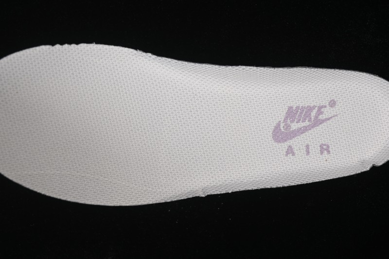 Nike Air Force 1 '07 Low Hand-Painted Graffiti Sneakers with Misty Purple Gradient and Retro Street Art Design - FJ7740-190