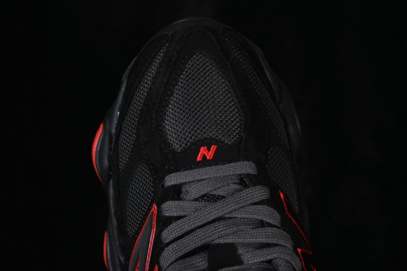New Balance 9060 Retro Running Sneakers with ABZORB Cushioning and Suede Overlays - GC9060JR