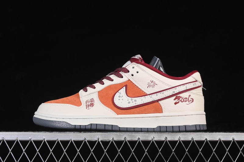 Nike SB Dunk Low Year of the Horse Limited Edition Premium Custom Low-Top Skateboarding Shoes - MN1688-116