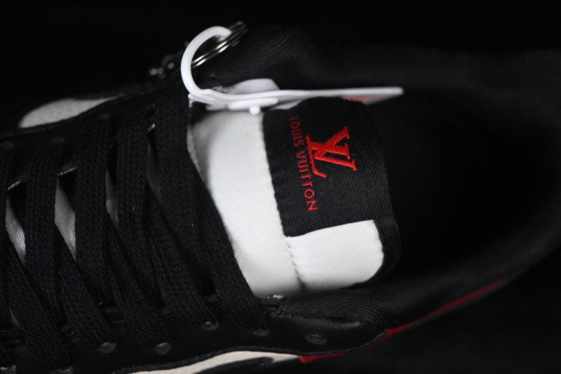 Nike Air Force 1 '07 Low Limited Edition Red Black Two-Tone Casual Skateboarding Shoes - KD1688-007