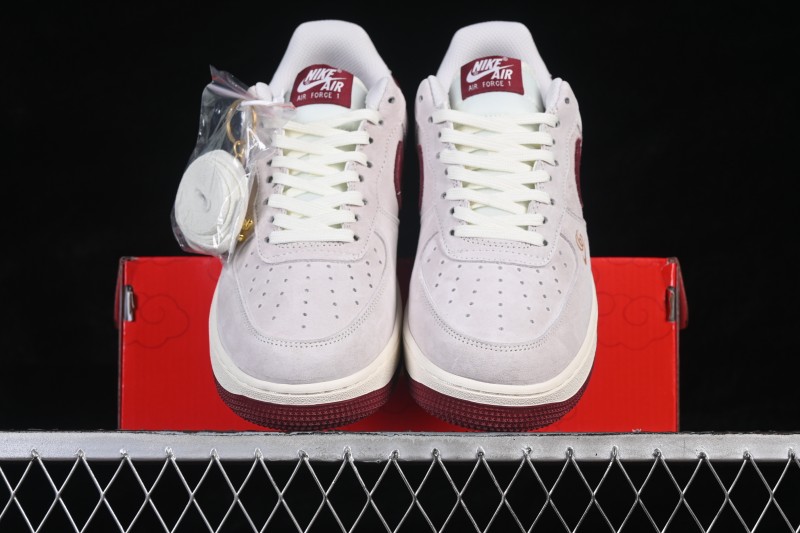 Nike Air Force 1 '07 Low Suede Casual Sneakers with Classic Cushioning - DD1982-342