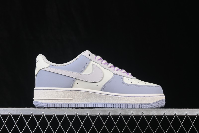 Nike Air Force 1 '07 Low Rose Glitter Hand-Painted Sneakers with Crystal Embellishments - DB3301-212