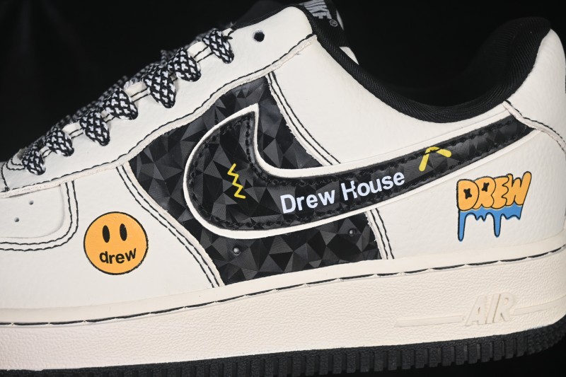 Nike Air Force 1 '07 Low Collaboration Casual Skateboarding Shoes - KD1688-008