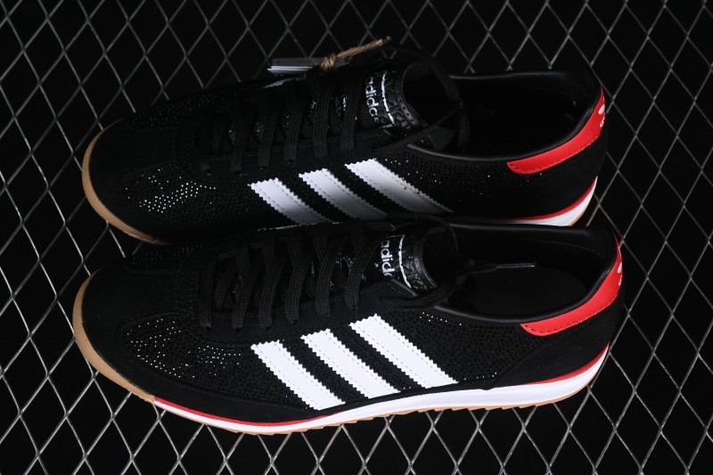 Adidas Originals SL 72 Retro Running Shoes with Classic Suede Overlays - IH9204