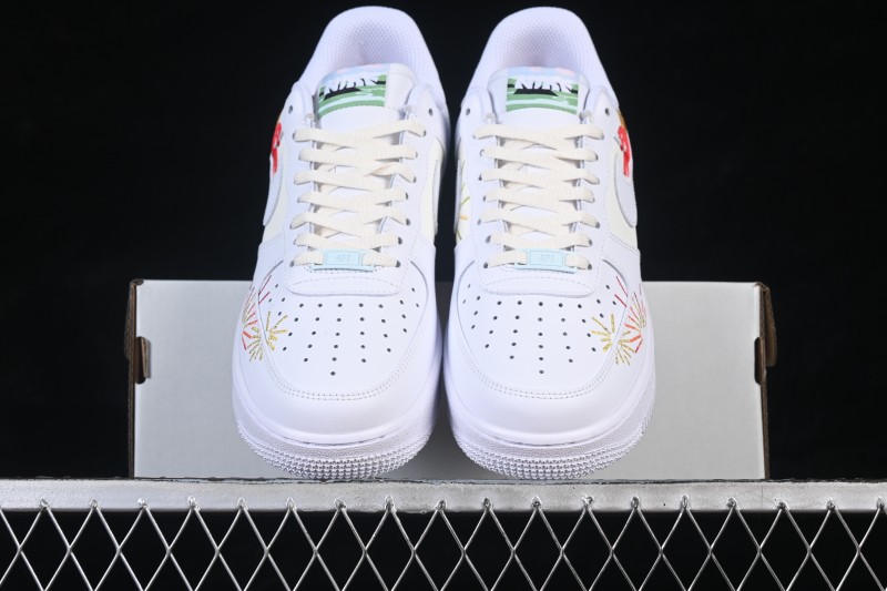 Nike Air Force 1 '07 Low Lunar New Year Embroidery Casual Skateboarding Shoes - IQ1133-111