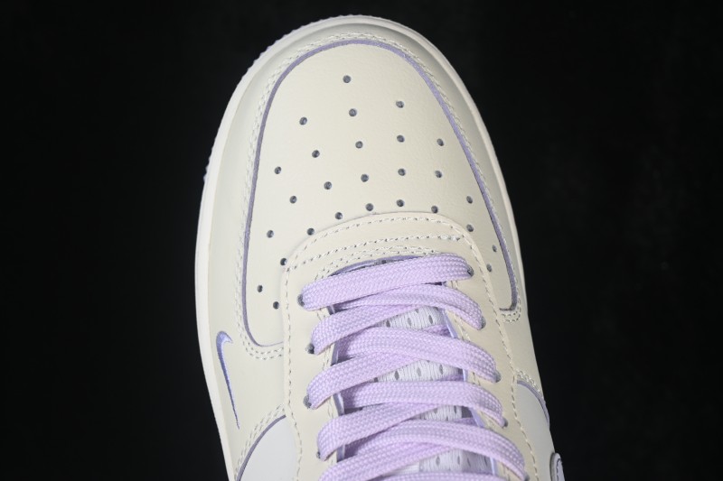 Nike Air Force 1 '07 Low Women's Casual Skateboarding Shoes with Hand-Painted Leopard Swoosh - FB1893-312