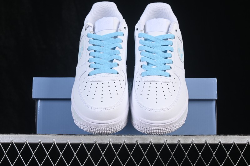 Nike Air Force 1 '07 Low Sky Cloud Casual Sneakers with Full-Length Air Cushion - ZH0316-158
