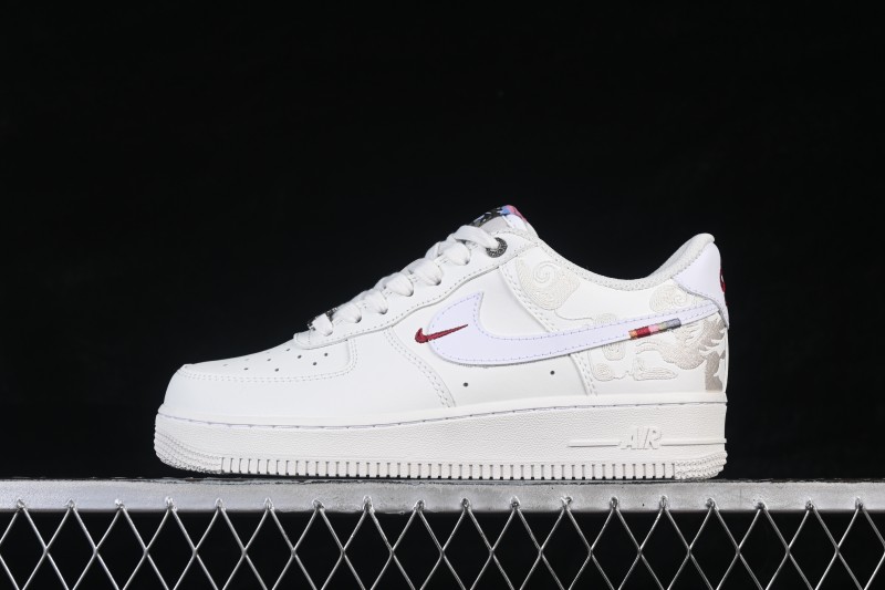 Nike Air Force 1 '07 Low Chinese New Year Limited Edition Casual Sneakers with Full-Length Air Cushion - IQ1119-011