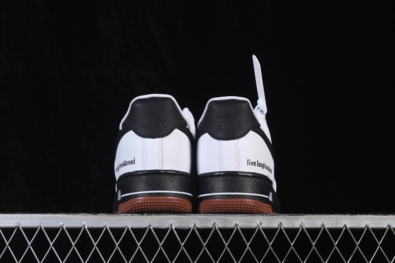Nike Air Force 1 '07 Low Anime Style Classic Black and White Contrast Casual Sneakers - ZH0316-161