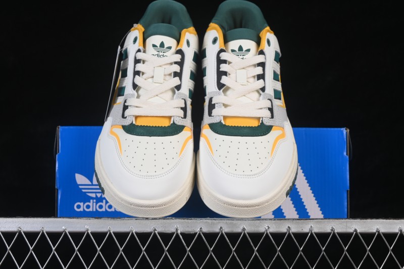 Adidas Originals Drop Step Low 2.0 Casual Skateboarding Shoes with Retro Basketball Style - IG1907