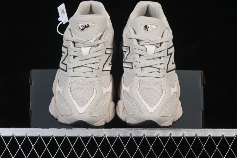 New Balance 9060 Retro Running Shoes with ABZORB Cushioning and Suede Overlays - U906078T
