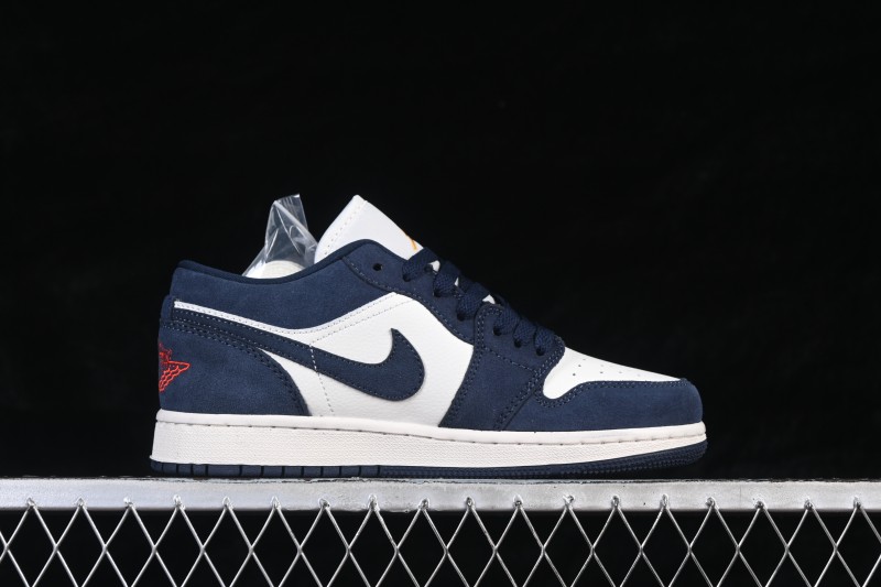 Nike Air Jordan 1 Low AJ1 Black Toe Low Top Casual Skateboarding Shoes - IO7448-400