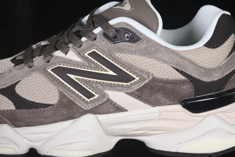 New Balance NB9060 Retro Running Shoes with ABZORB Cushioning and Suede Overlays - U90602JK
