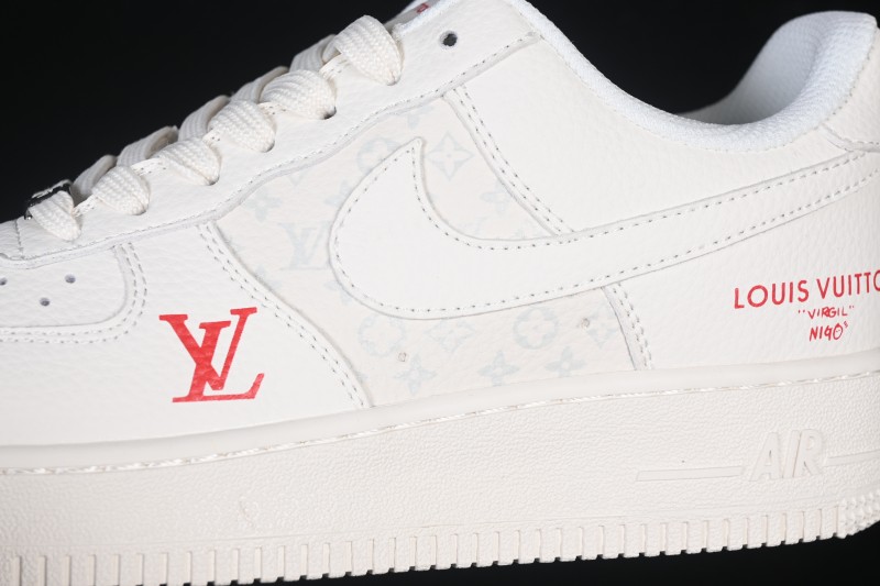 Nike Air Force 1 '07 Low Basketball Shoes with Premium Leather Upper - MM3399-801