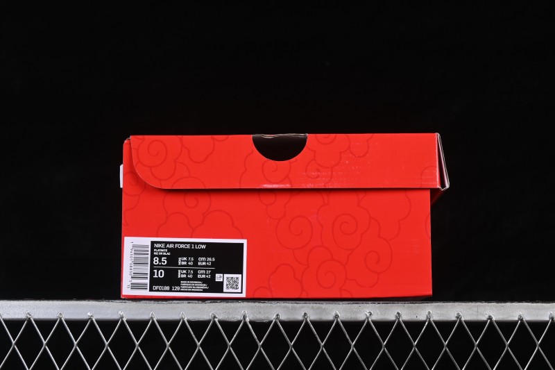 Nike Air Force 1 '07 Low Chinese New Year Edition Black Red Lucky Money Casual Skateboarding Shoes - DF0188-129