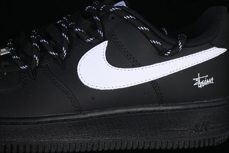 Nike Air Force 1 '07 Low Casual Skateboarding Shoes with Premium Leather Upper - FZ0627-010