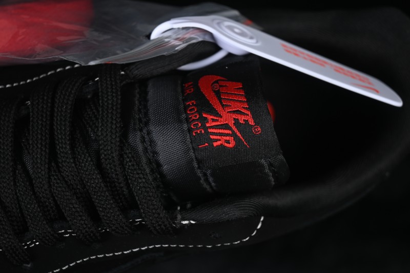 Nike Air Force 1 '07 Low x Comme des Garcons Play Black Heart Sneakers - LD1999-007