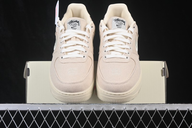 Nike Air Force 1 '07 Low Stussy Collaboration Casual Skateboarding Shoes - CZ9084-200