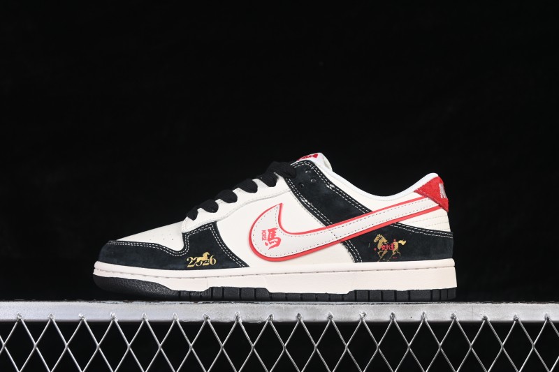 Nike SB Dunk Low Chinese New Year Year of the Horse Lucky Gold Horse Limited Custom Low-Top Casual Skateboarding Shoes - FC1688-259